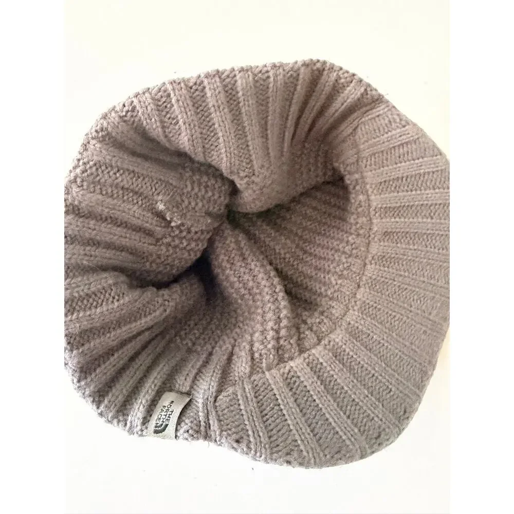 The North Face GTO Knit Buster Beanie Visor Hat - Gray - Picture 4 of 8